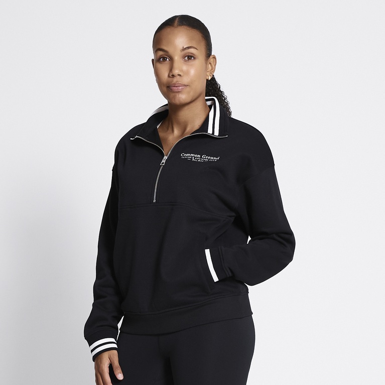 Half zip sweatshirt "Half zip collar jacket"